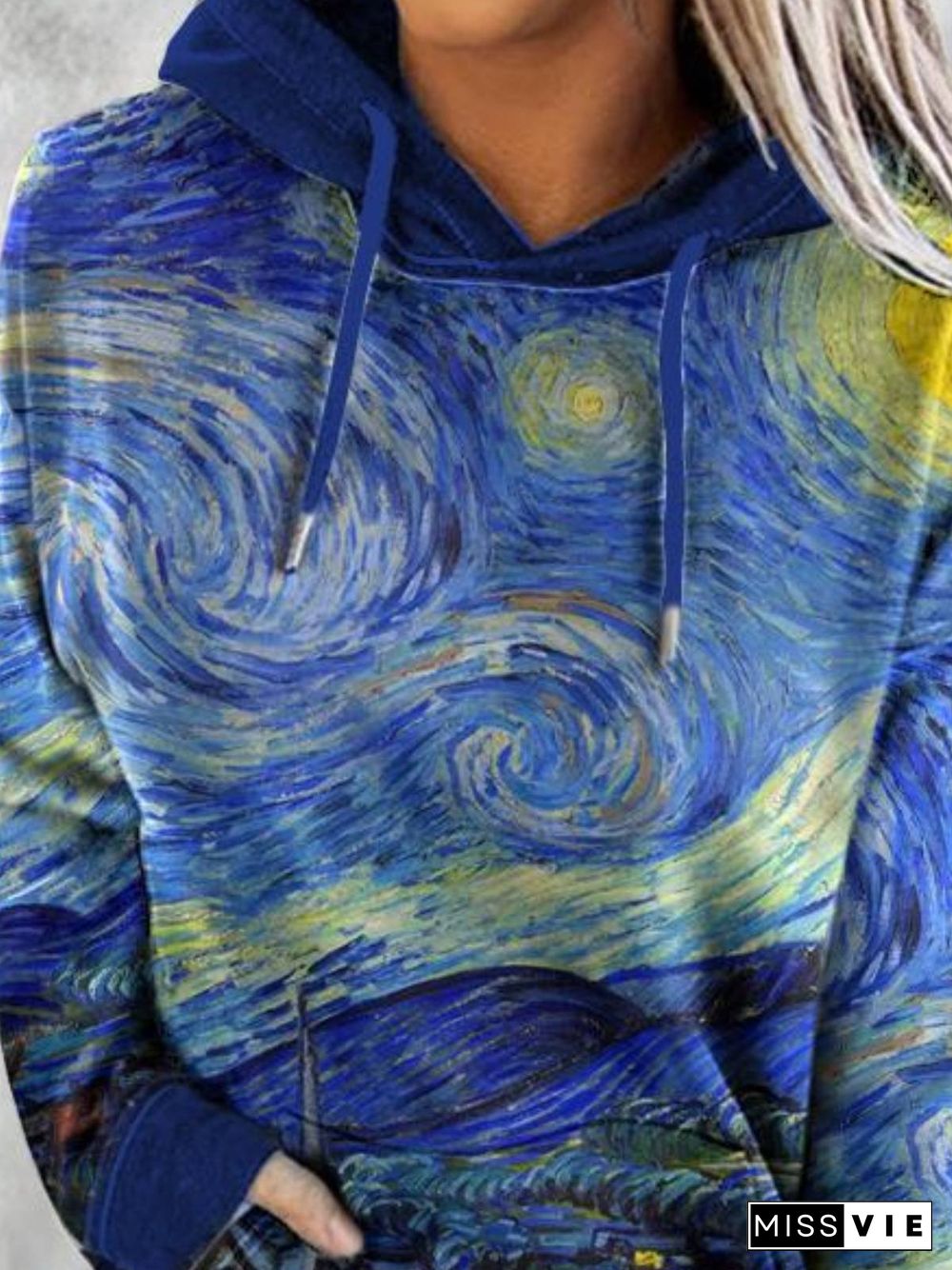 Casual Long Sleeve Printed Sweatshirts