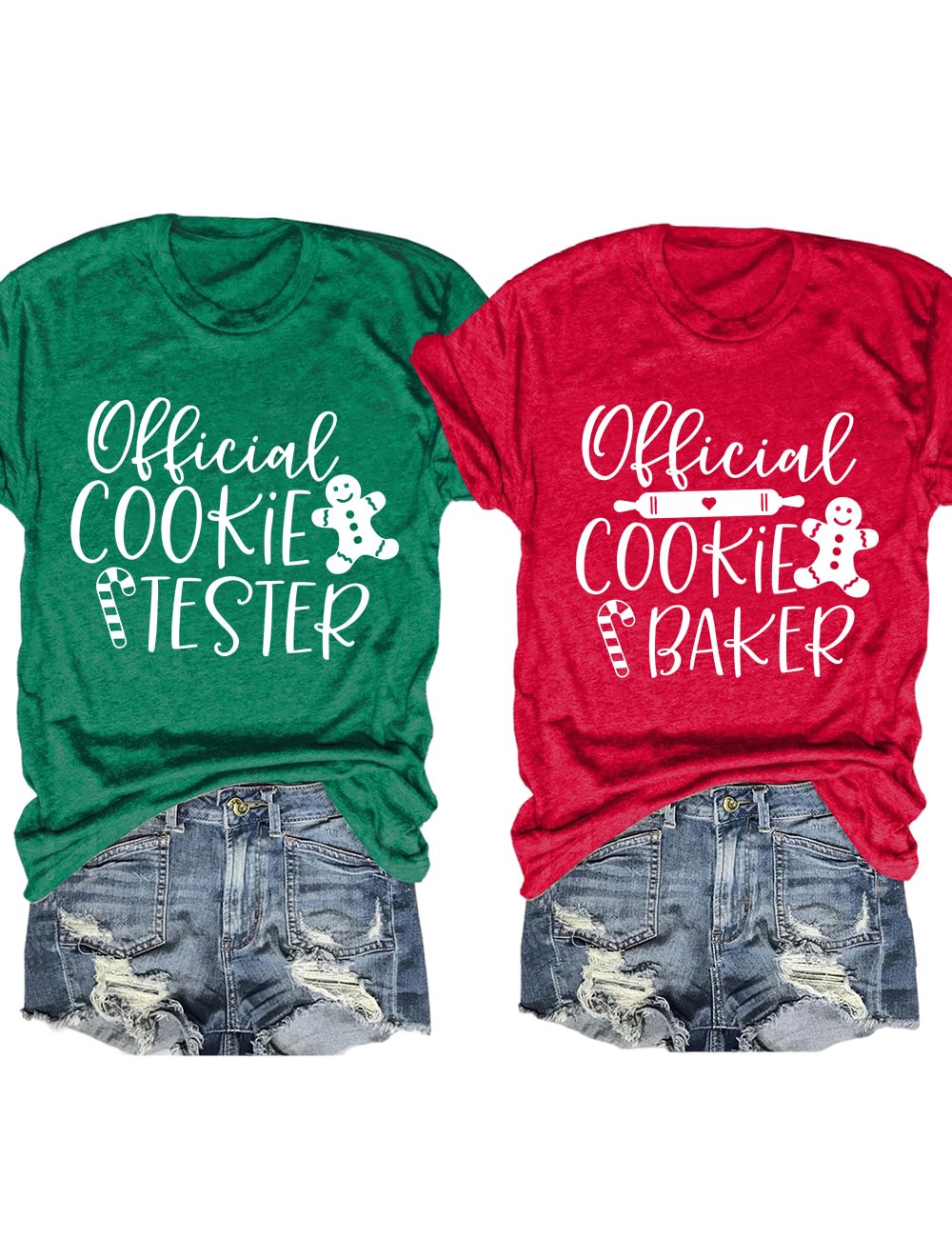 Official Cookie Tester/Baker Christmas Matching T-Shirt