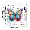 Beaux kits de peinture en diamant partiel en forme de papillon en forme sp&eacute;ciale de papillon en forme de 5d avec cadre 9,84x9,84 pouces de diamants Dots kits d&rsquo;art pr&eacute;cieux pour adultes d&eacute;butants