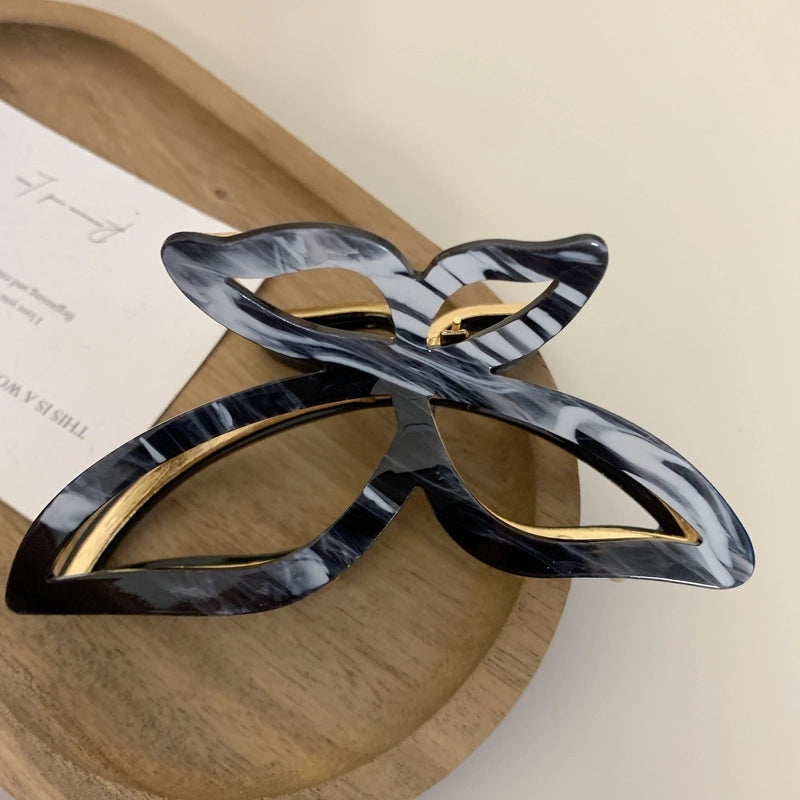 Women’s Minimalist Bow Knot Acetic Acid Sheets Hair Claws