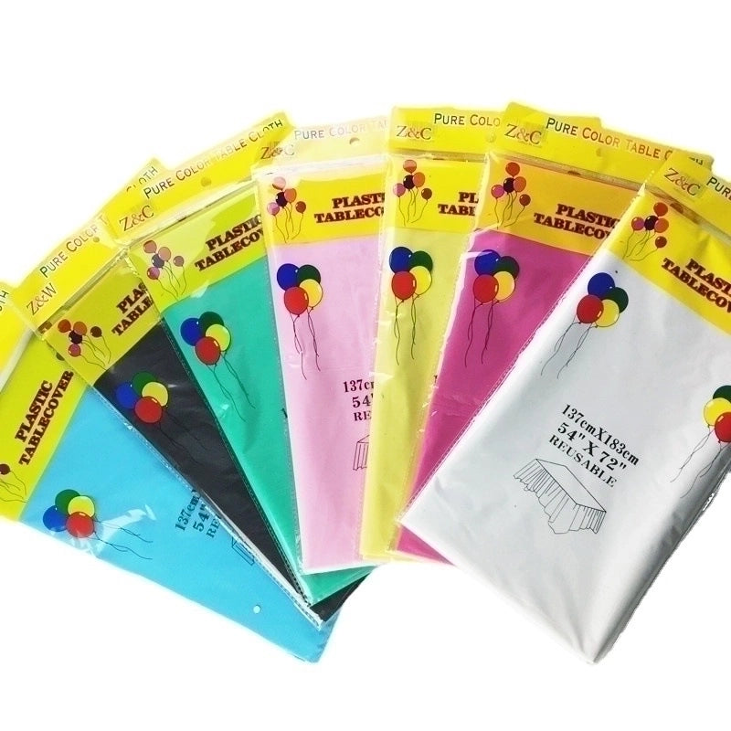 Modern Style Solid Color Cloth Party Street Tablecloth