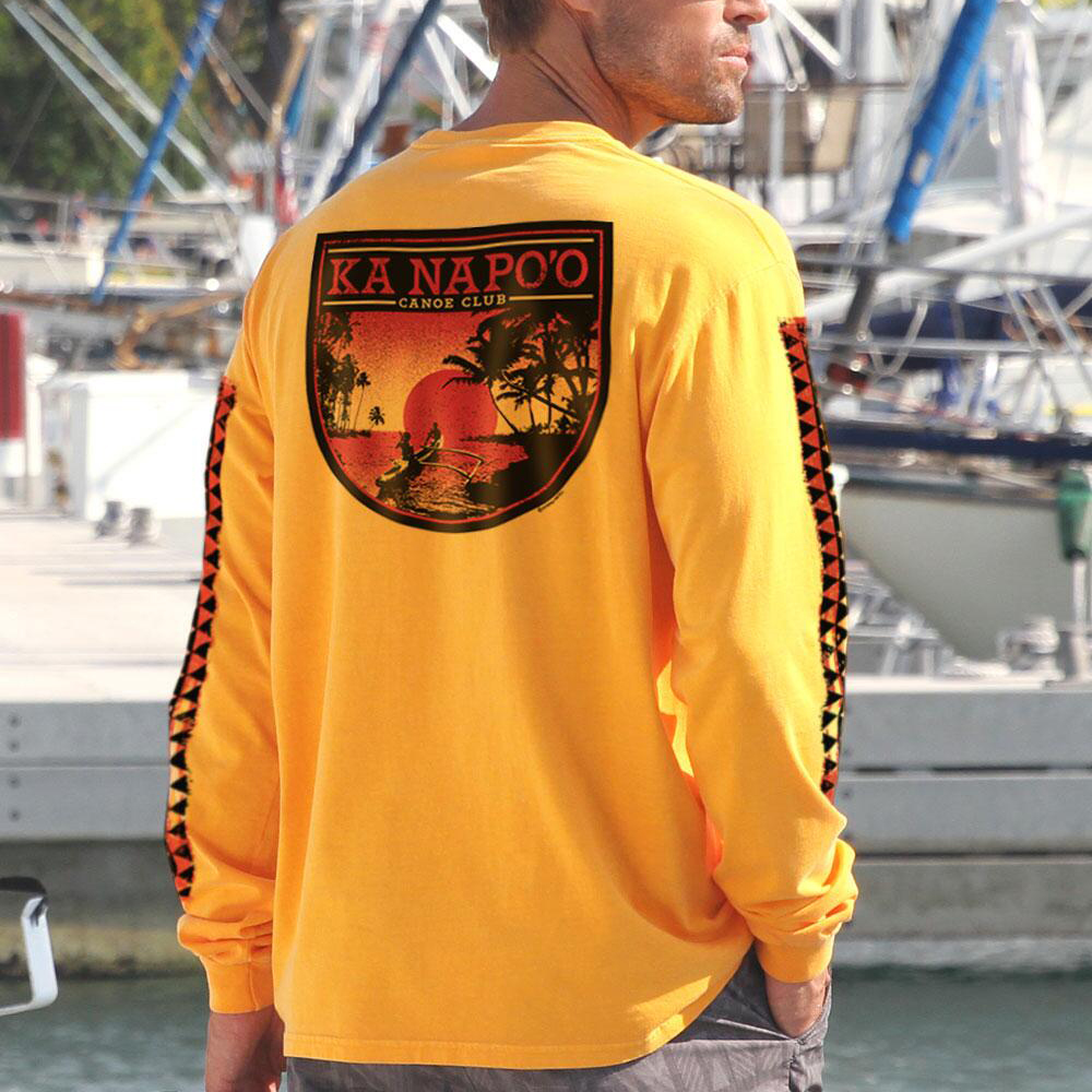 Ka Napoo Canoe Club Mango Classic Long Sleeve Crew Neck T-sh / [blueesa] /