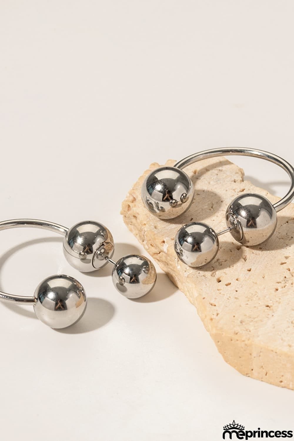 Stainless Steel Ball Earrings