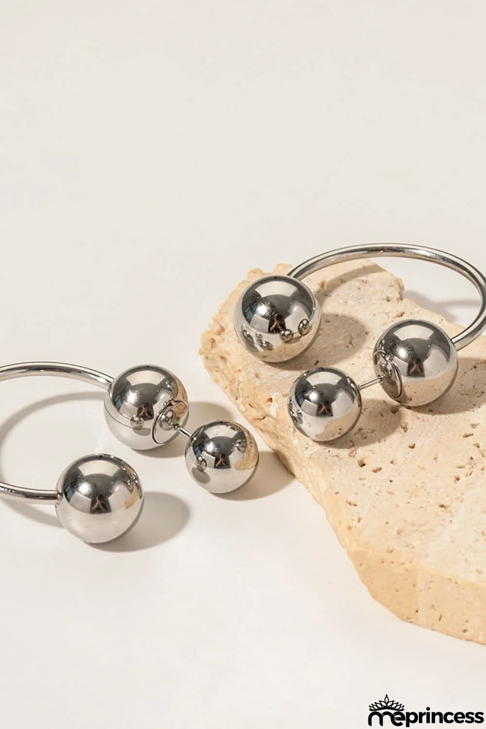 Stainless Steel Ball Earrings
