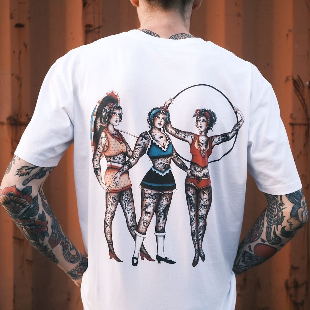 Men print white T-Shirt - Krazyskull