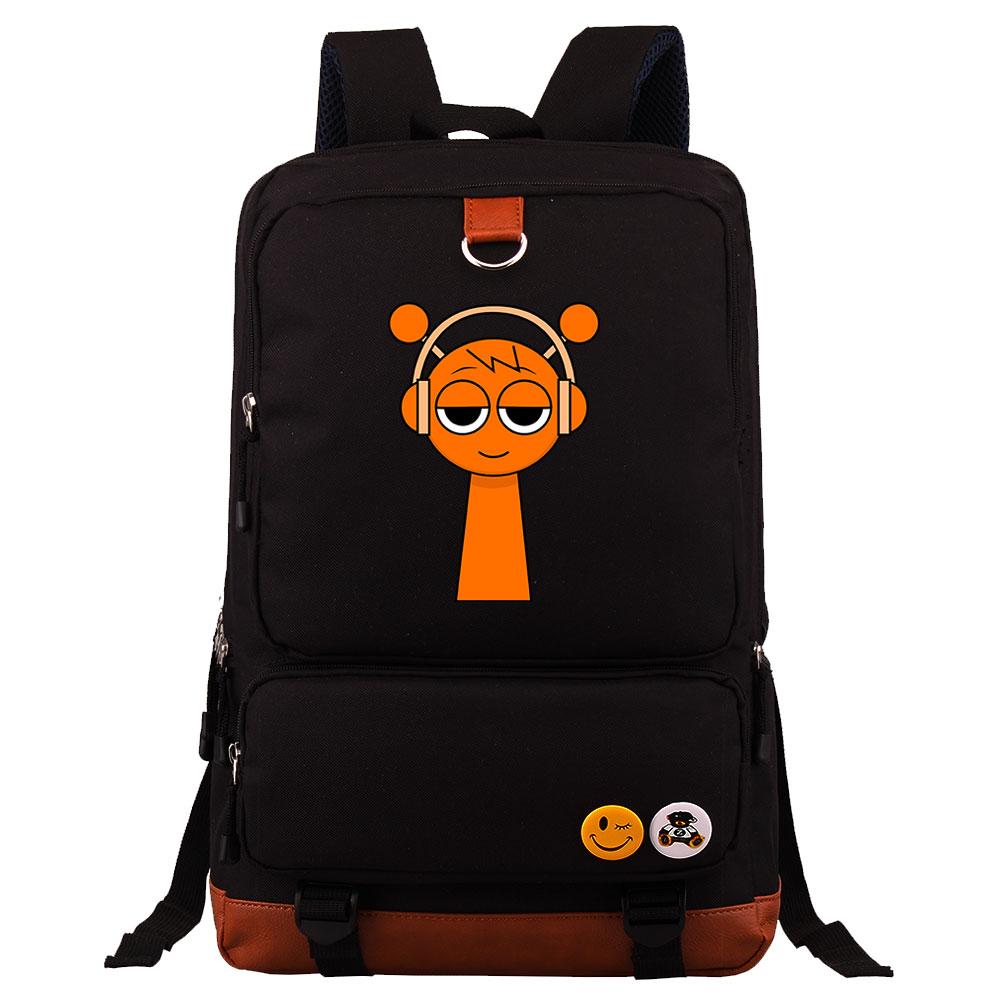 Mayoulove Sprunki Backpack Lightweight Design with Multiple Pockets for School and Outdoor Use-Mayoulove