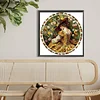 Retro Girl - Diamond Painting - Full Round Drill (Canvas|40*40cm)