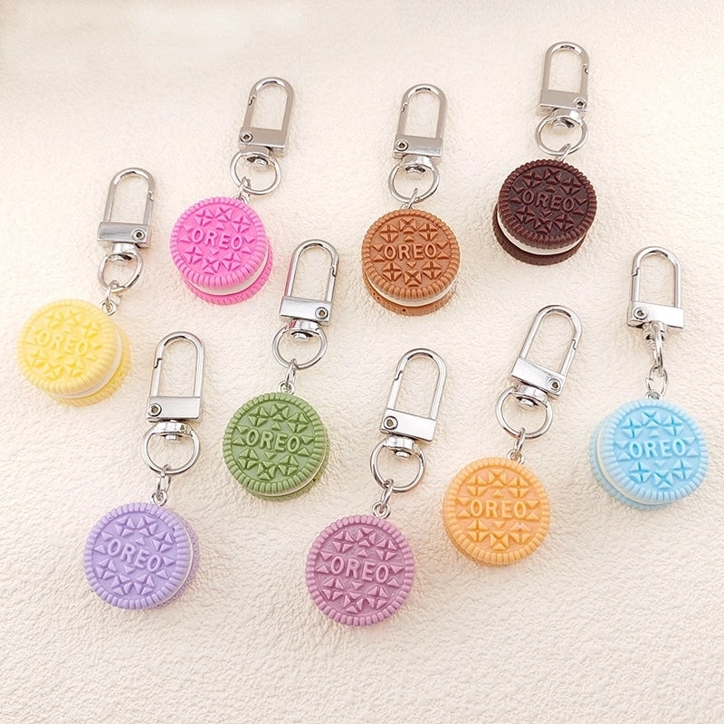 Casual Cute Minimalist Letter Alloy Resin Keychain