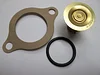 Thermostat kit with Gasket for OMC and Volvo Penta 4.3, 5.0, 5.7, 5.8 18-3677, 383307, 3856961 4.3L 5.0L 5.7L 5.8L V6 V8 Ford Chevy Marine Engines