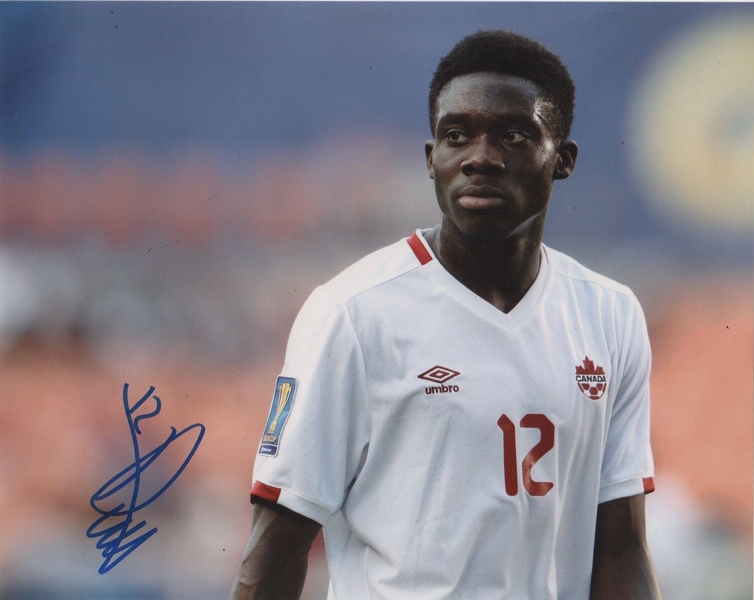 Team Canada Alphonso Davies Autographed Signed 8x10 MLS Photo Poster painting COA #4