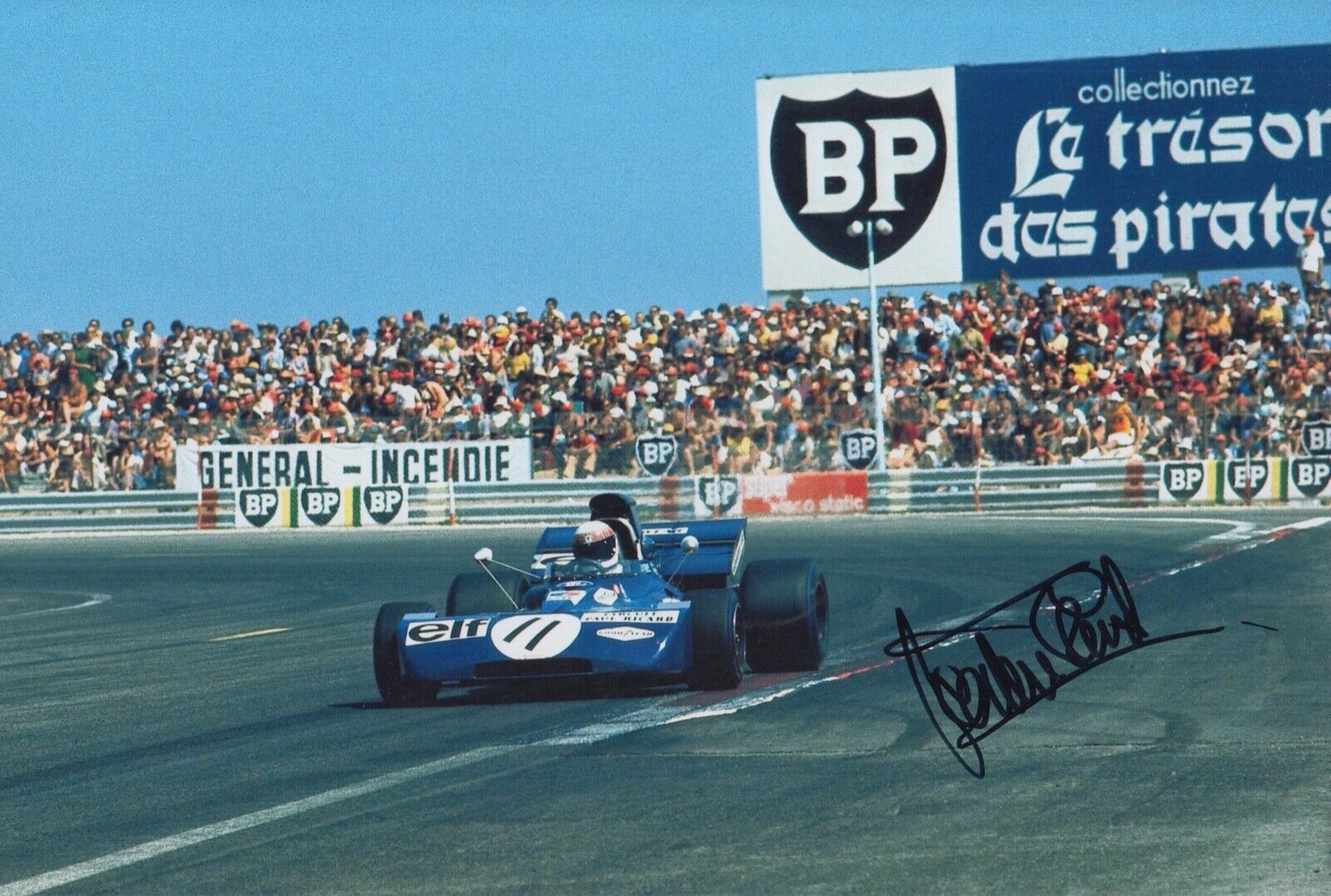 Jackie Stewart Hand Signed 12x8 Photo Poster painting F1 Autograph Elf Team Tyrrell 14