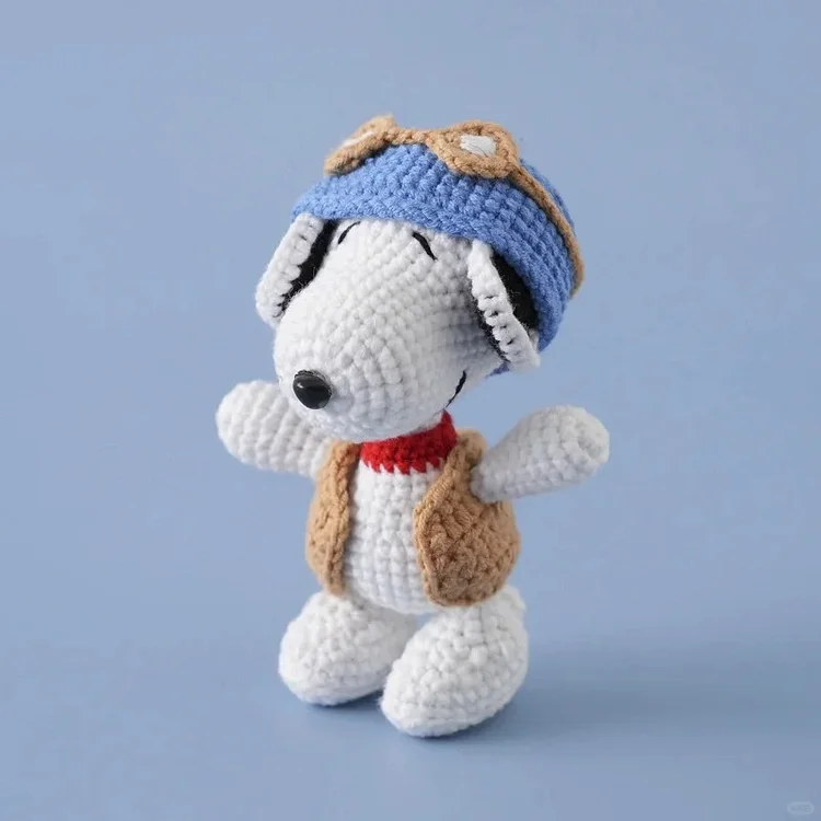 Lulusnow Handmade Lovely Snoopy Home Decoration Desk Decoration 