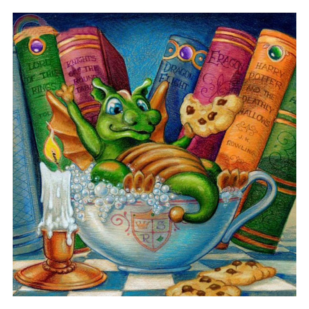 

Dinosaur - Round Drill Diamond Painting - 30*30CM, 501 Original
