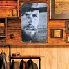 Clint eastwood plaques en m&eacute;tal vintage - Panneaux en &eacute;tain m&eacute;tallique(20*30cm)