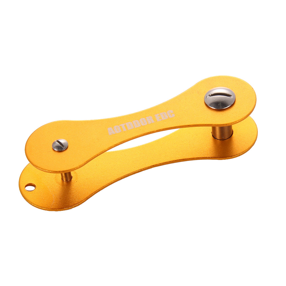 

Hard Oxide Aluminum Key Holder Organizer Folder EDC Pocket Tool gold-92830.04, 金色, 501 Original