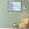 5D Diamond Painting Kit DIY Bear Monthly Full Round Drill Mosaic (B3067)