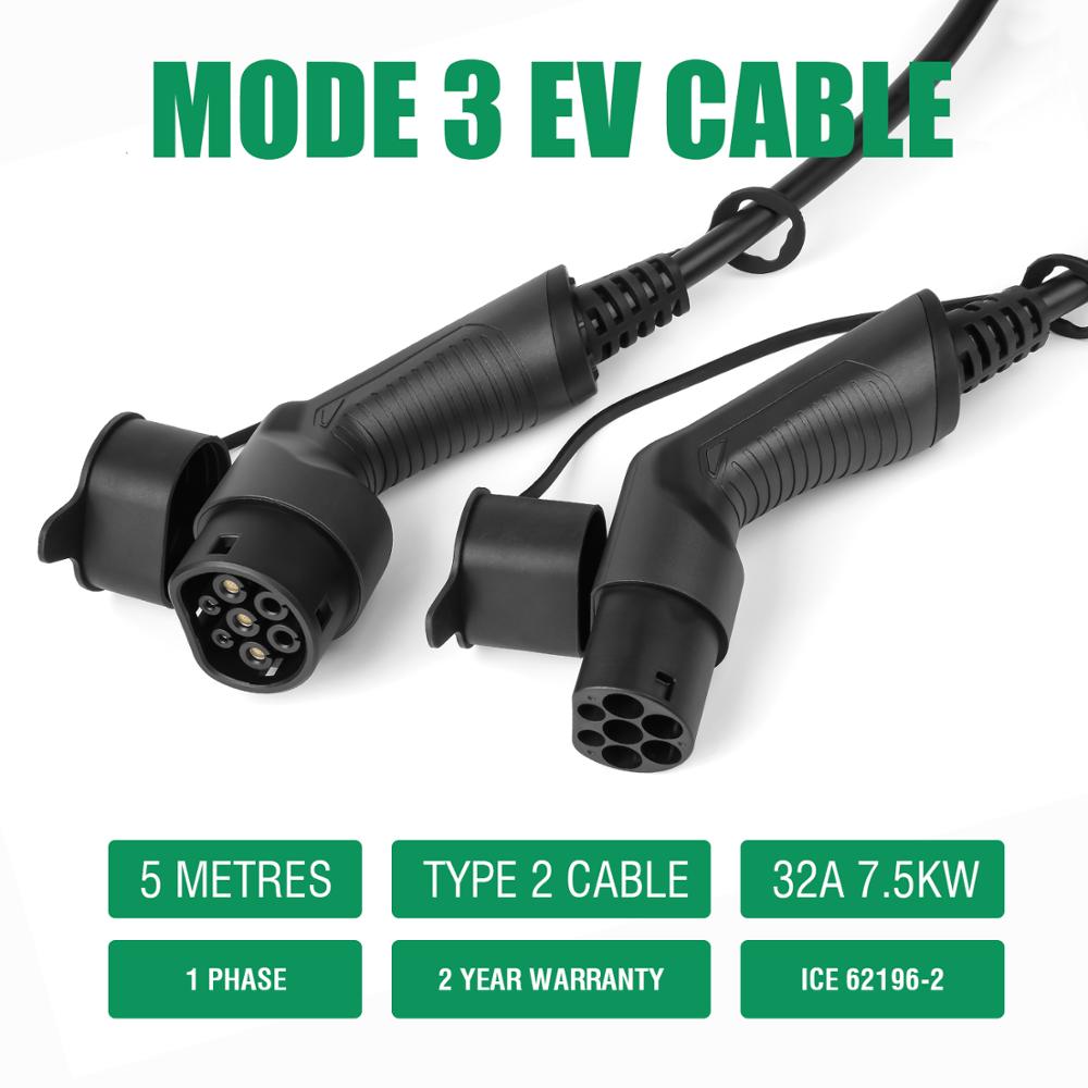 Type 2 EV Charging Cable for EVSE Electric Car Vehicle Charger Station