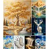 Kit de peinture en perles DIY encadr&eacute; pour adultes/d&eacute;butants avec cadre 40x50cm