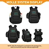 12L/ 15L/ 20L/ 30L Mini Rucksack Taktisch Wanderrucksack Molle Schultasche Wasserabweisend Daypack Milit&auml;risch Schulrucksack Studenttasche Unitasche Sporttasche Laptoptasche f&uuml;r Outdoor Sport