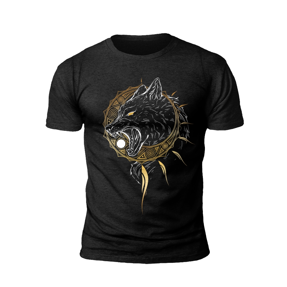 Feral Guardian: Tribal Wolf T-Shirt