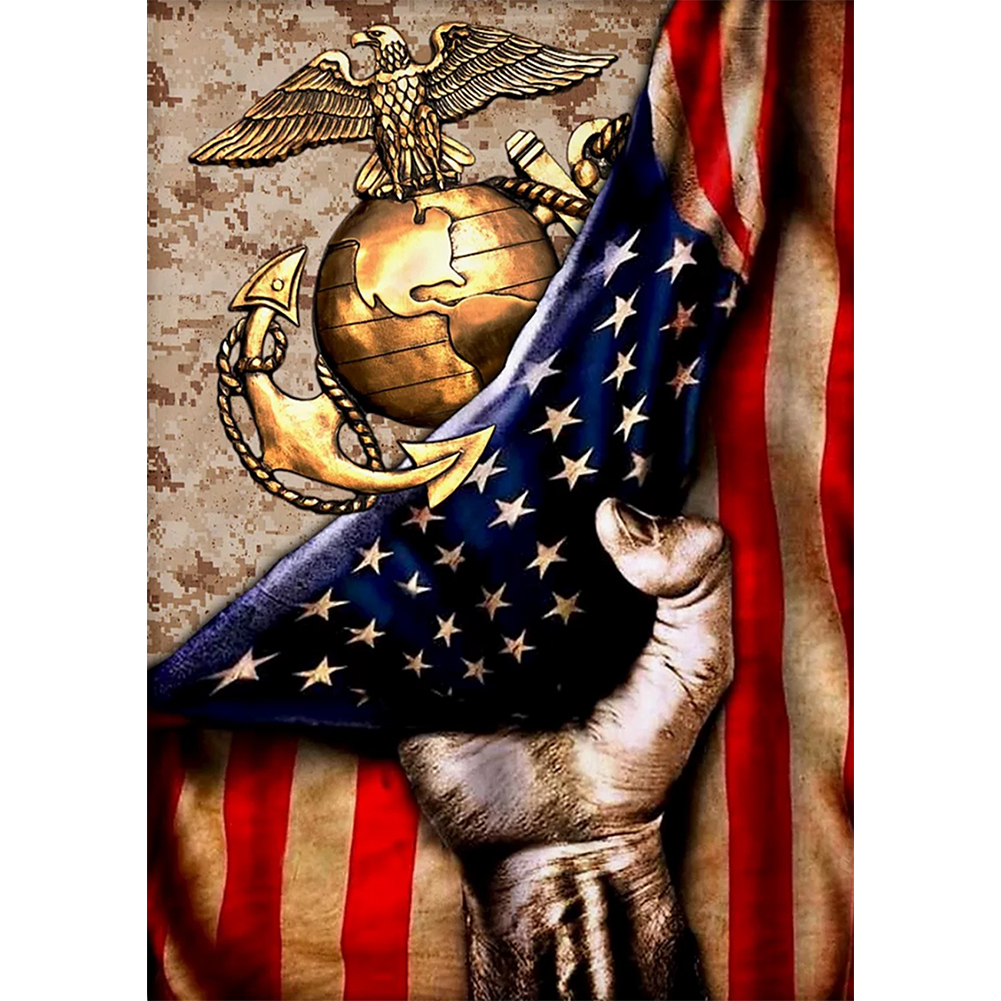 

Independence Day - Round Drill Diamond Painting - 30*40CM, 501 Original
