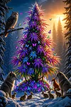 Luxury AB Velvet Diamond Painting Kit - Tree