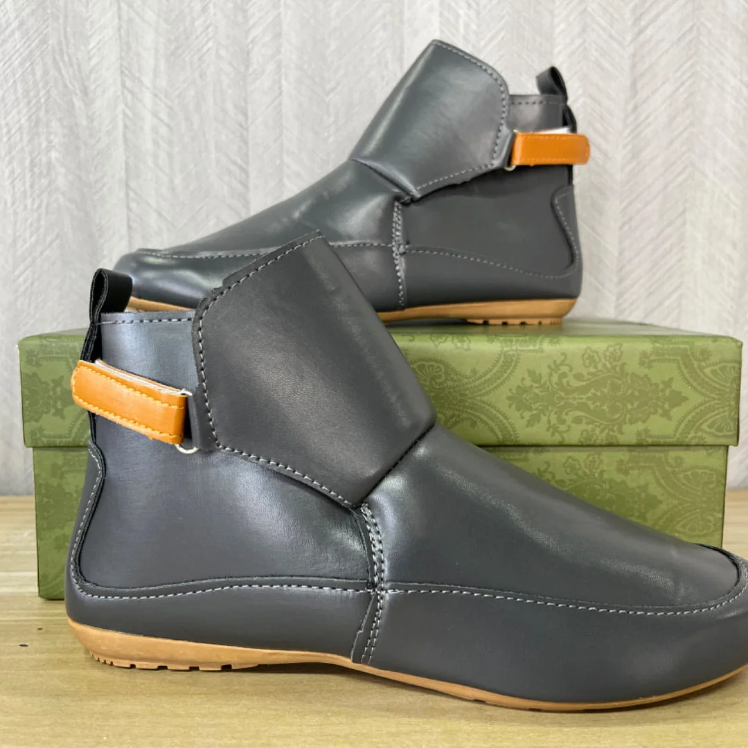 Women Round Toe Rubber Sneakers Boots