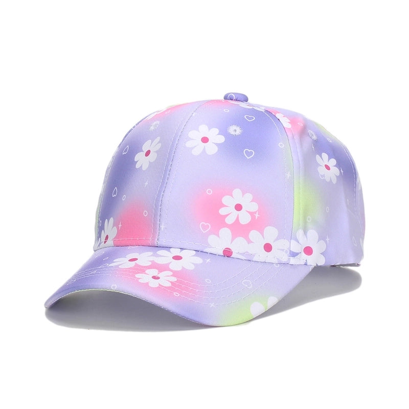 Children Unisex Streetwear Colorful Baseball Cap