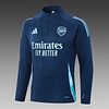 Joyfball 2024/2025 Arsenal Half-Pull Training Suit Royal Blue Football Shirt 1:1 Thai Quality