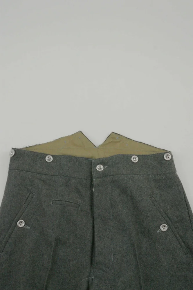   Wehrmacht German M1936 Gebirgsjägers Stone Grey Wool Trousers German-Uniform