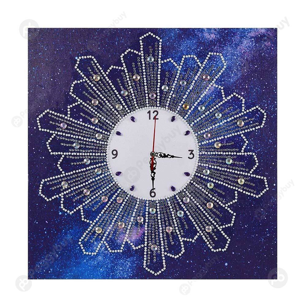 

Novelty Flowers-Creative Diamond Wall Clock, 501 Original