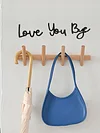 Love You Bye Wood Sign Wall Art Express Love and Warm for Your Family Lovers