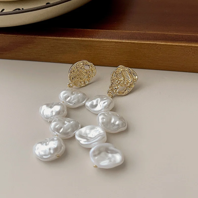 Irregular Pearl Earrings