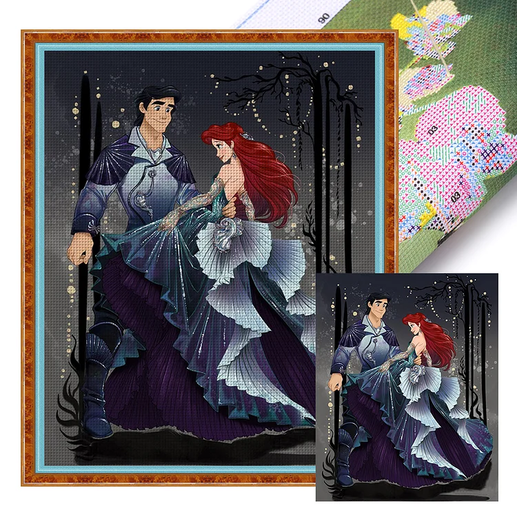 Disney Princess - Printed Cross Stitch 11CT 40*50CM