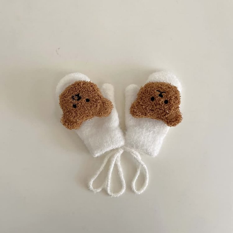 Baby Warm Bear Mittens