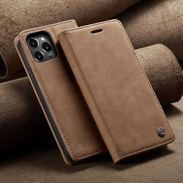 Flip Phone Leather Case