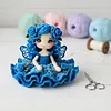 Rose Flower Fairy Crochet Kit for Beginners - Amigurumi DIY Doll Set with Step-by-Step Tutorial