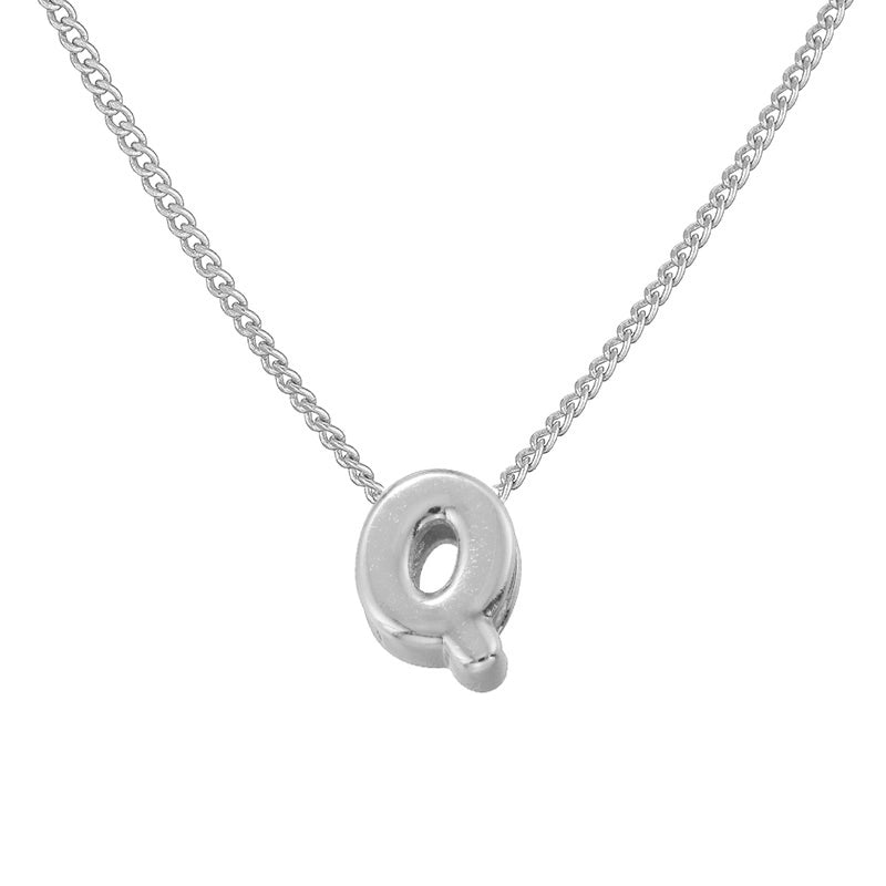 Copper 18K Gold Plated Letter Necklace