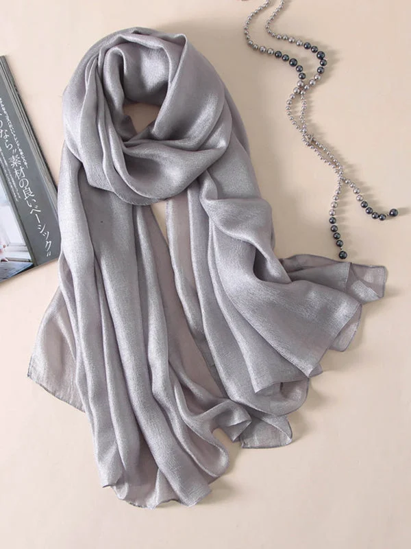Keep Warm Solid Color Sun protection Wrap Scarf