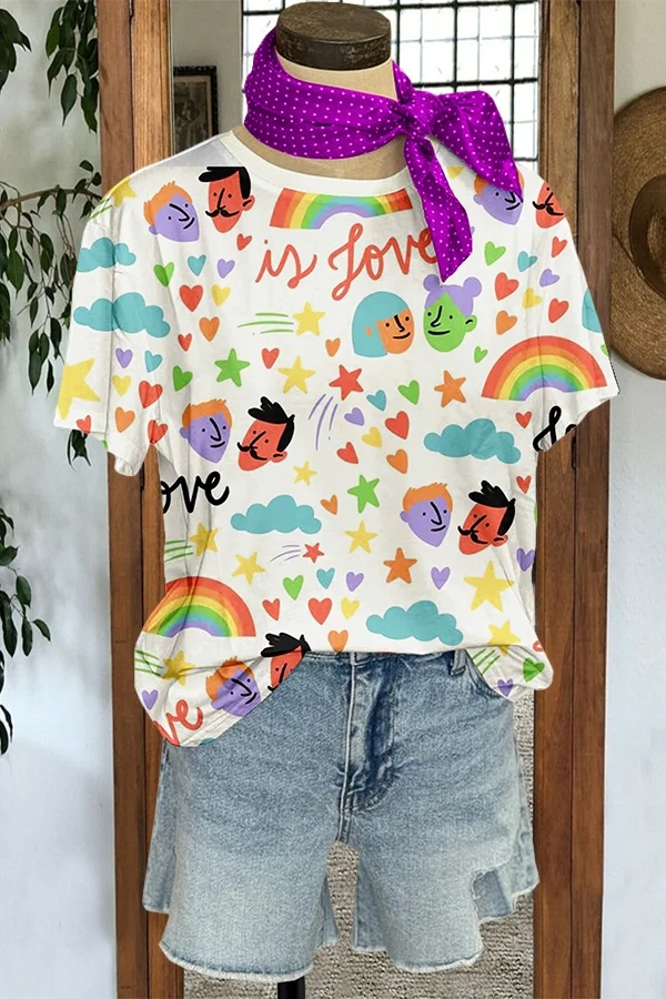 In Love Printed T-Shirt