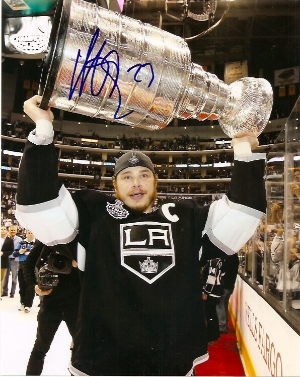 Los Angeles Kings Dustin Brown Stanley Cup Signed Autographed 8x10 Photo Poster painting COA TWO