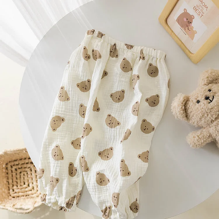 Baby Toddler Bear Bunny Double-layer Pants