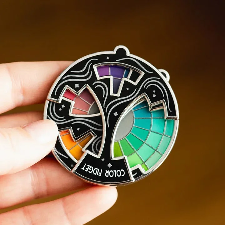 🔥HOT SALE 50% OFF🌈Color Fidget Enamel Pin 