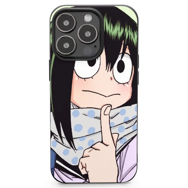 My Hero Academia Tsuyu Asui Anime My Hero Academia Phone Case Mobile Phone Shell IPhone 13 and iPhone14 Pro Max and IPhone 15 Plus Case - Heather Prints Shirts
