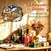 Christmas DIY Acrylic Diamond Painting Pendant Double Sided Paint Suncatcher Hanging Ornament Home Decor Kit 