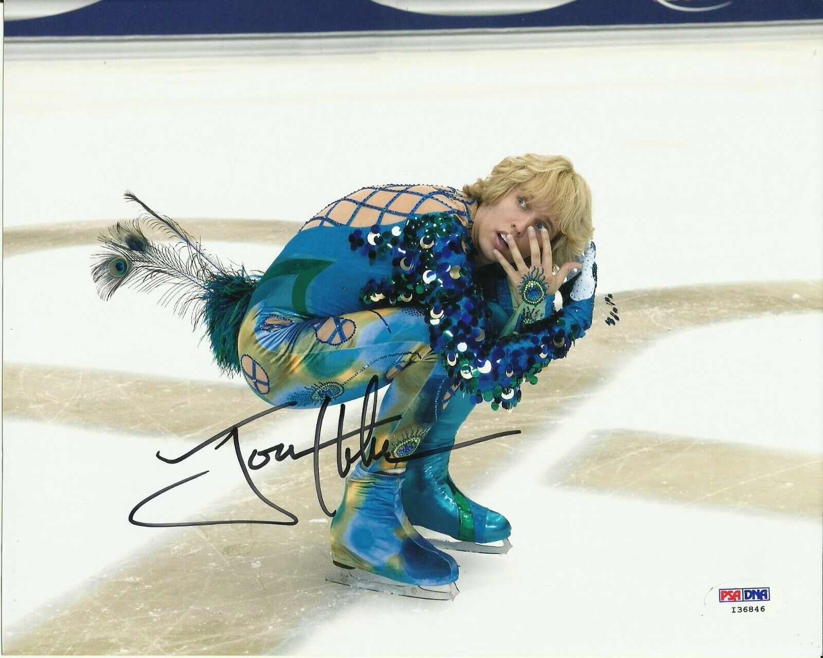 JON HEDER SIGNED BLADES OF GLORY Photo Poster painting UACC REG 242 PSA DNA