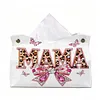 DIY Diamond Painting Creative Design Leather Handmade Tissue Holder Rhinestones Decorative Tissue Box Craft Kits