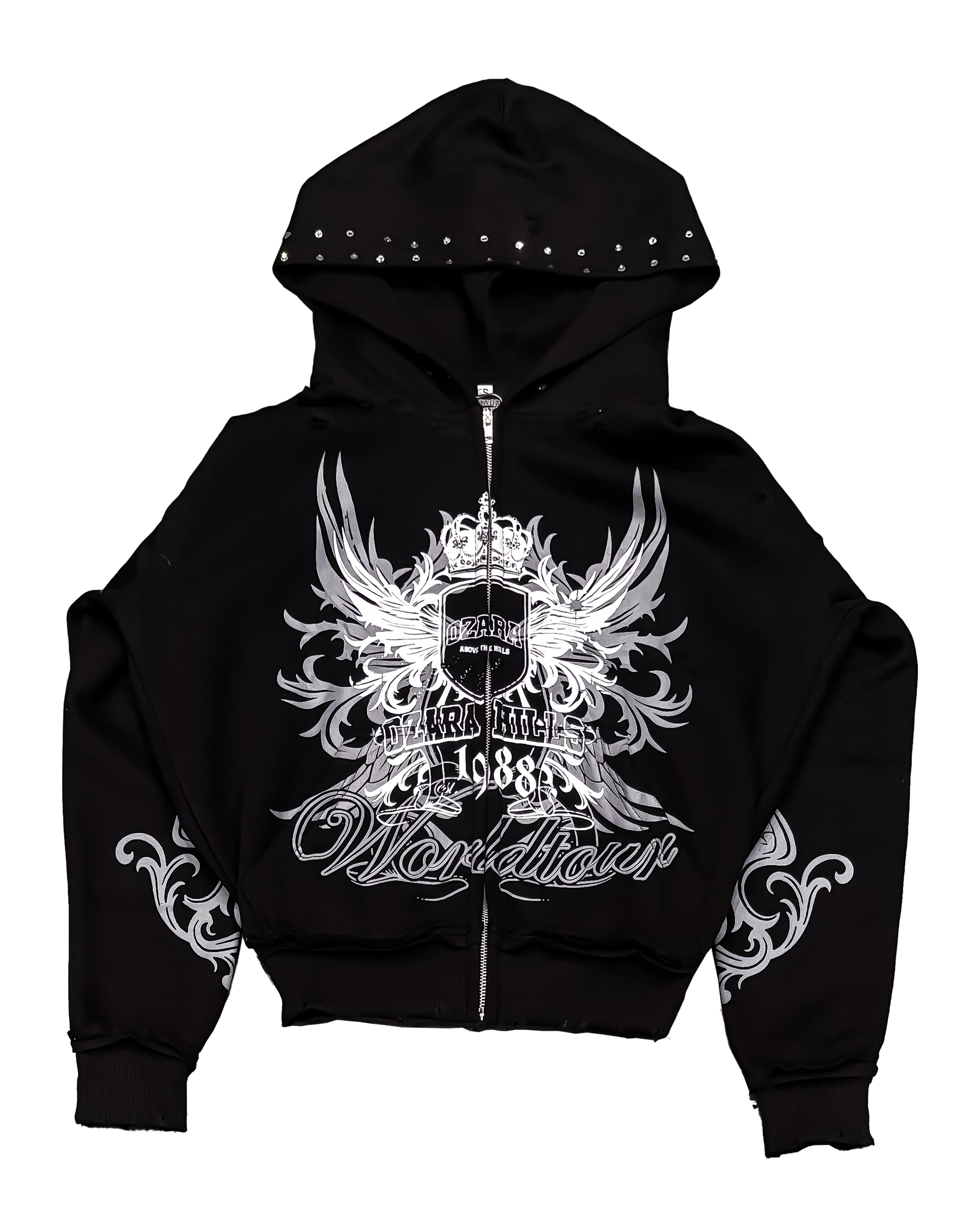 Worldtour Zip Up (Black)