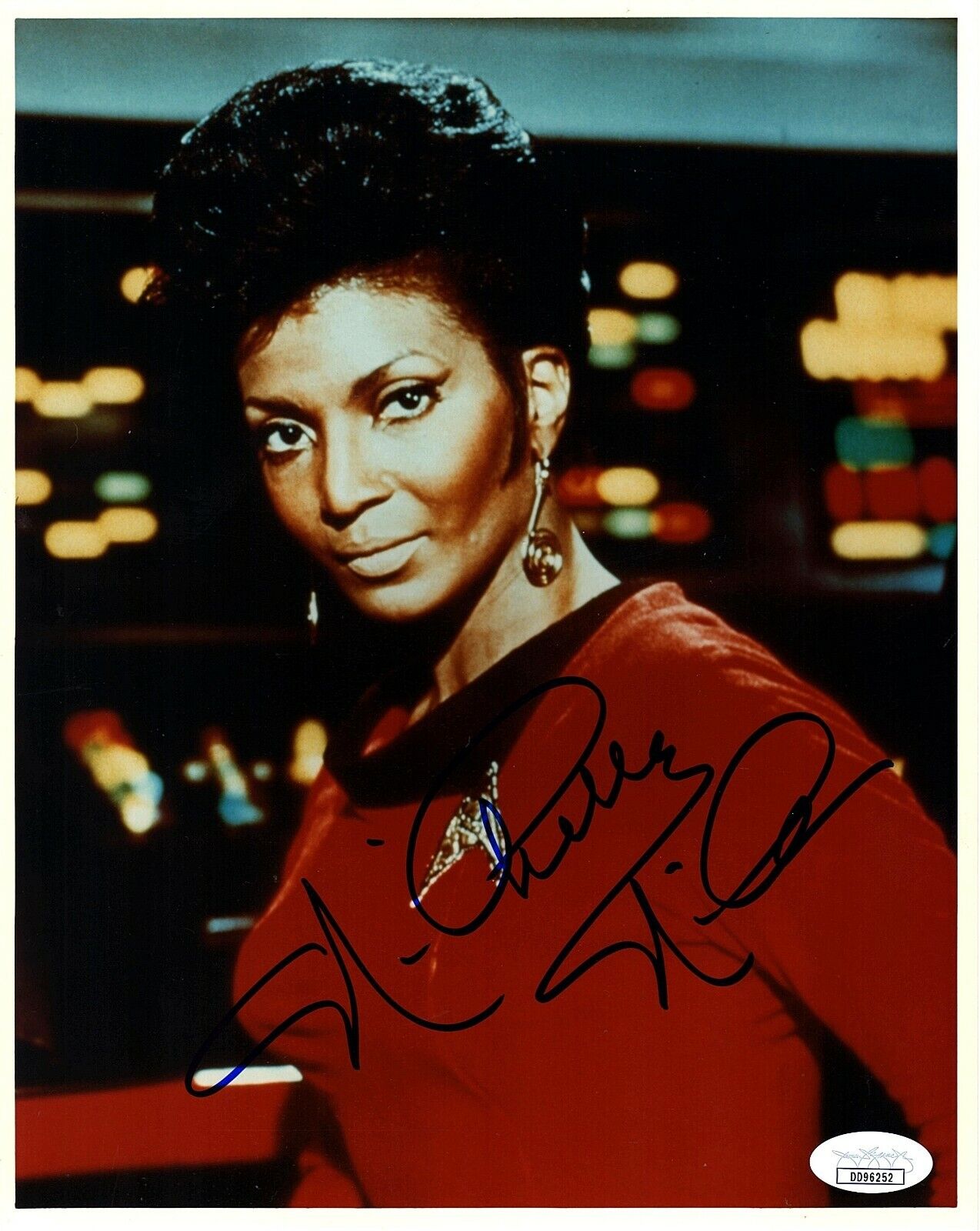 NICHELLE NICHOLS Signed Autographed Star Trek UHURA