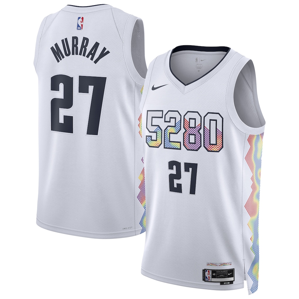 Unisex Denver Nuggets Jamal Murray White 2024/25 Swingman  Jersey - City Edition mysite
